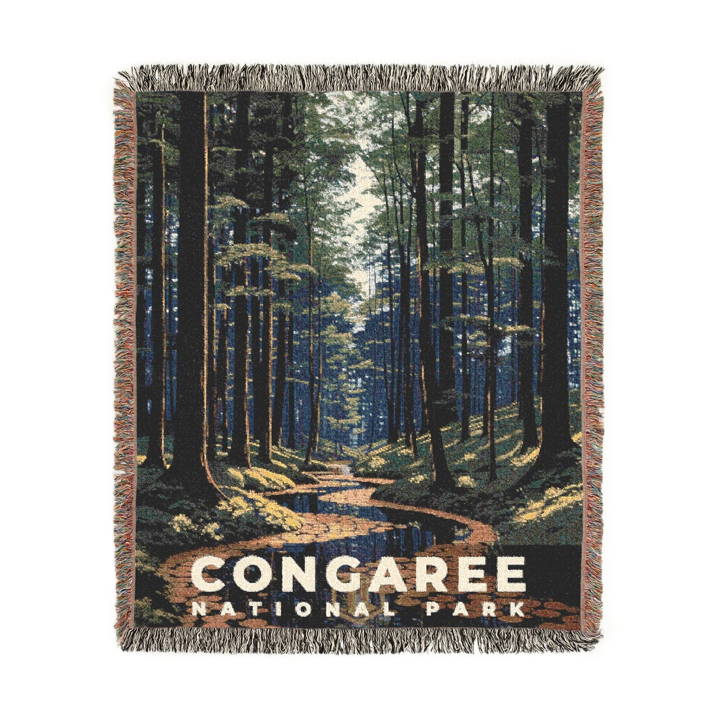Congaree National Park Woven Blanket | S19