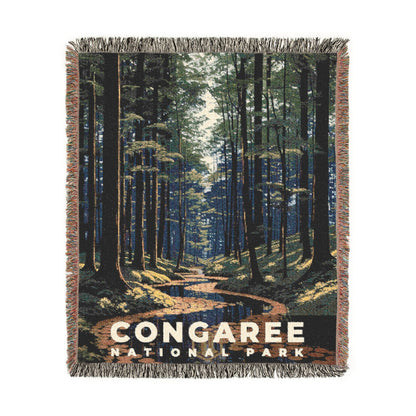Congaree National Park Woven Blanket | S19