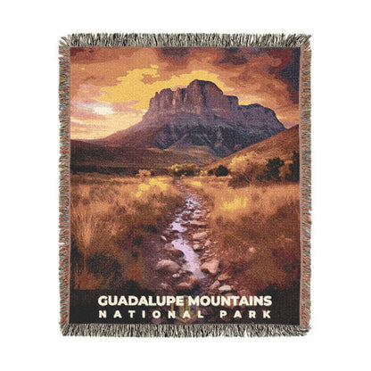Guadalupe Mountains National Park Woven Blanket | S10