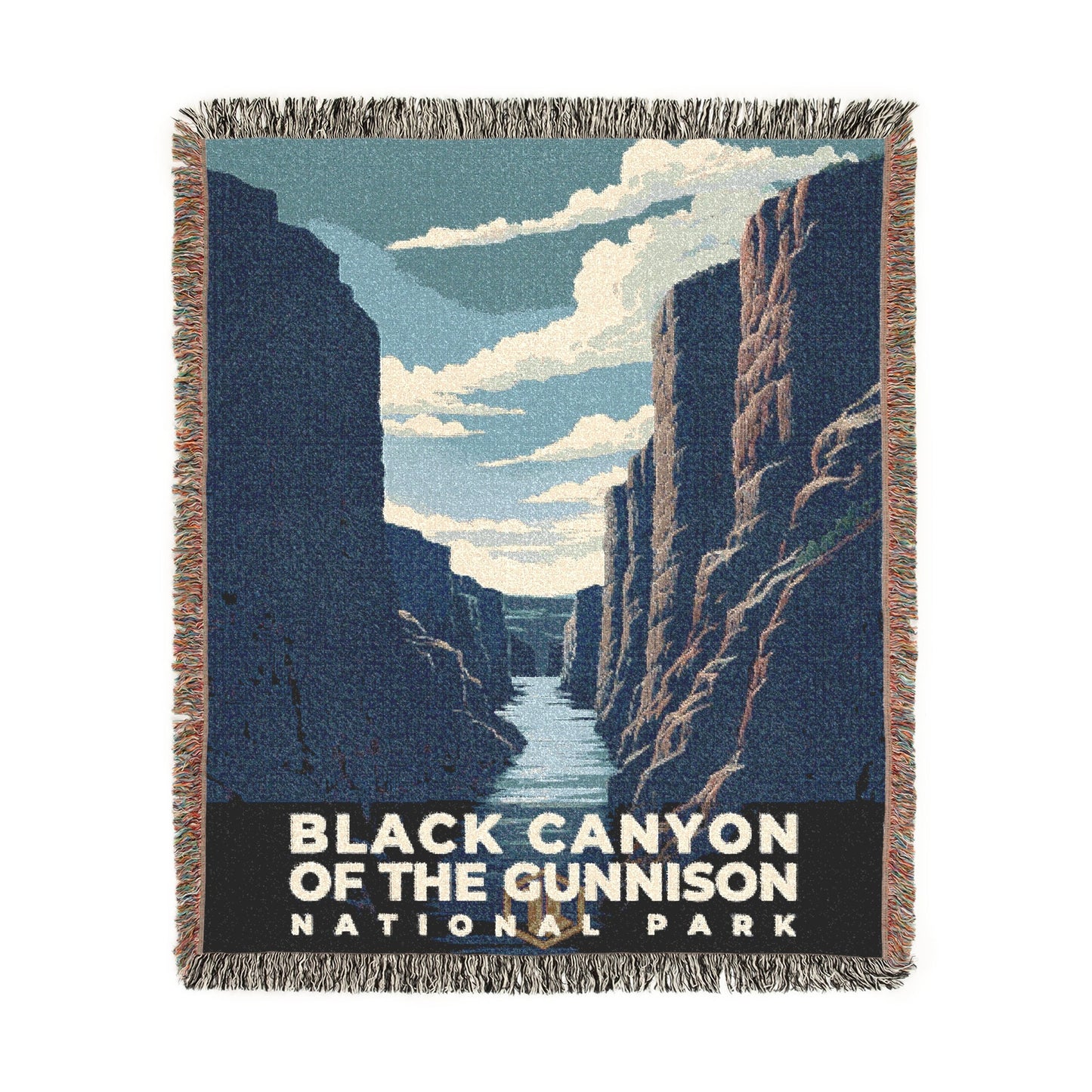 Black Canyon of the Gunnison National Park Woven Blanket | S20