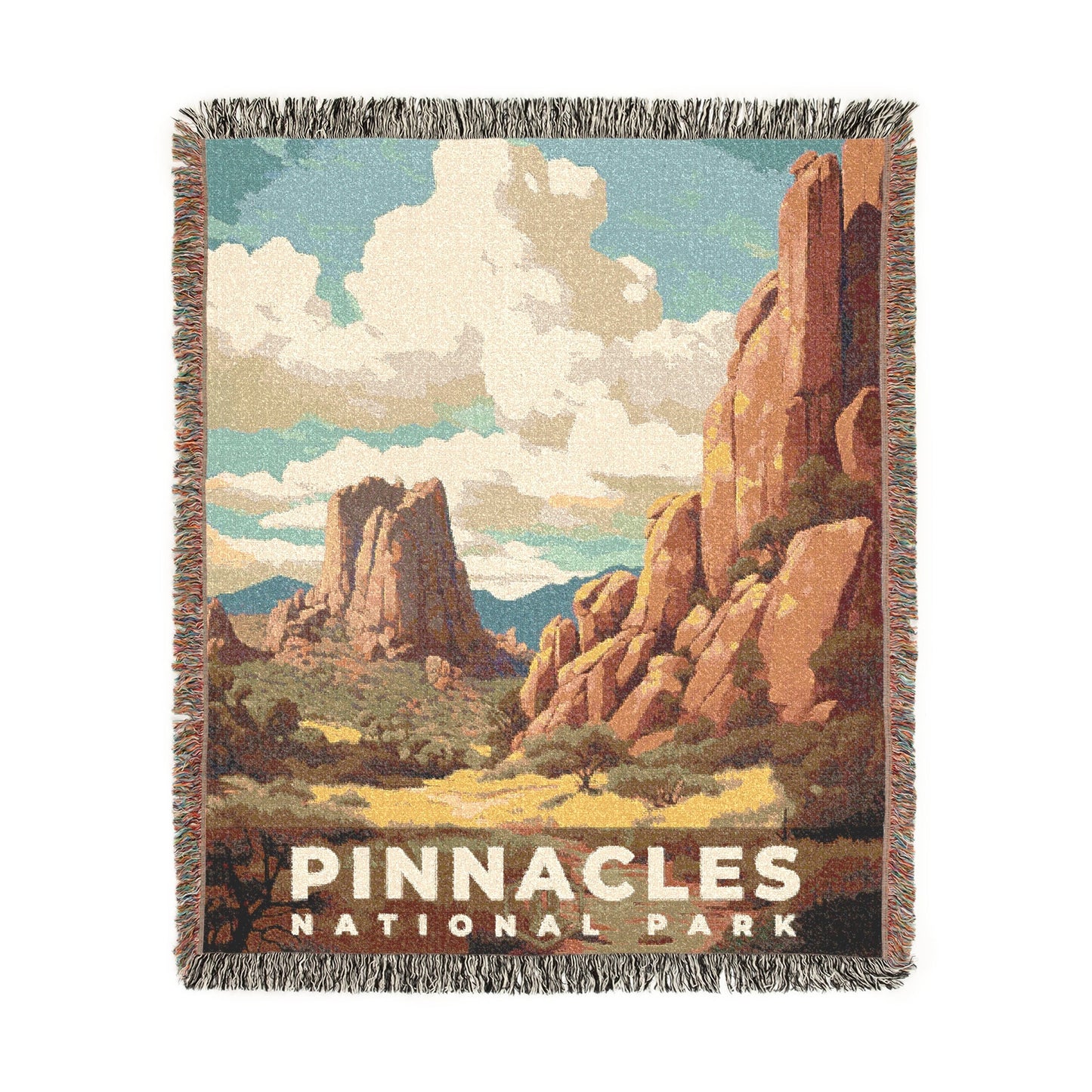 Pinnacles National Park Woven Blanket | S06