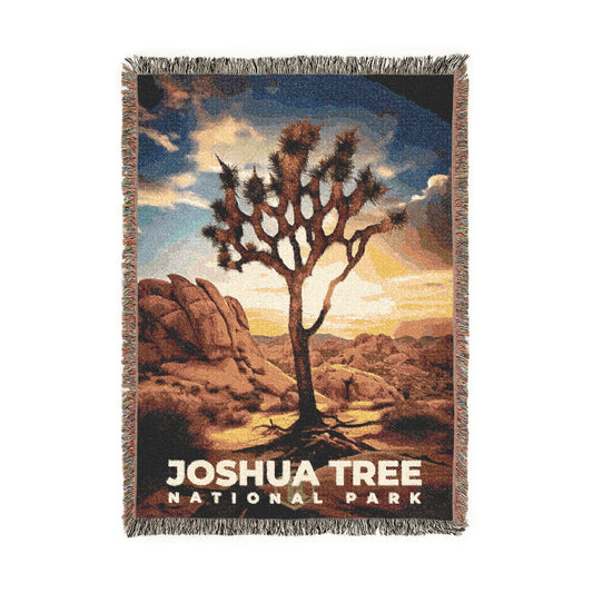 Joshua Tree National Park Woven Blanket | S10