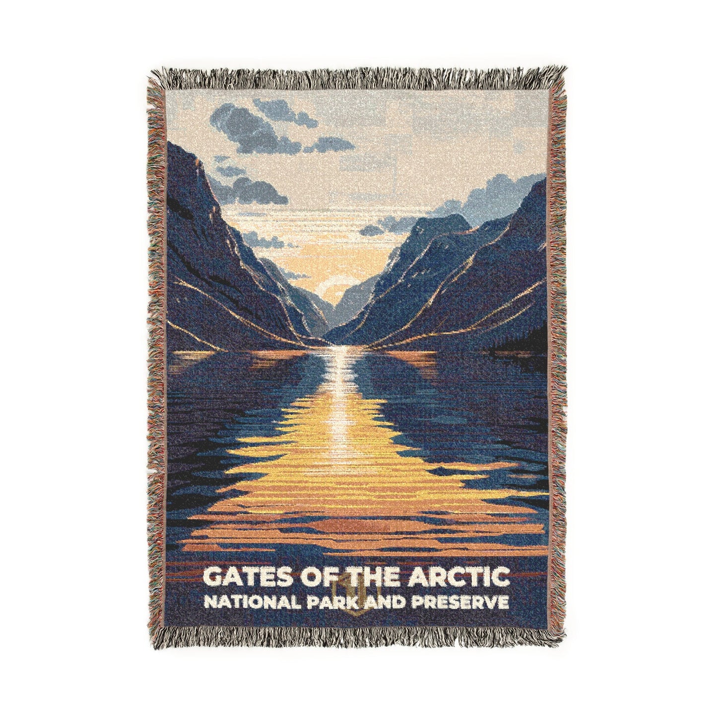 Gates of the Arctic National Park Woven Blanket | S19