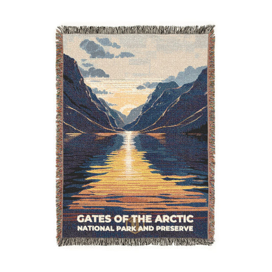 Gates of the Arctic National Park Woven Blanket | S19