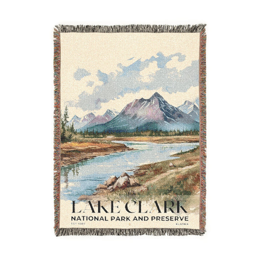 Lake Clark National Park Woven Blanket | S04