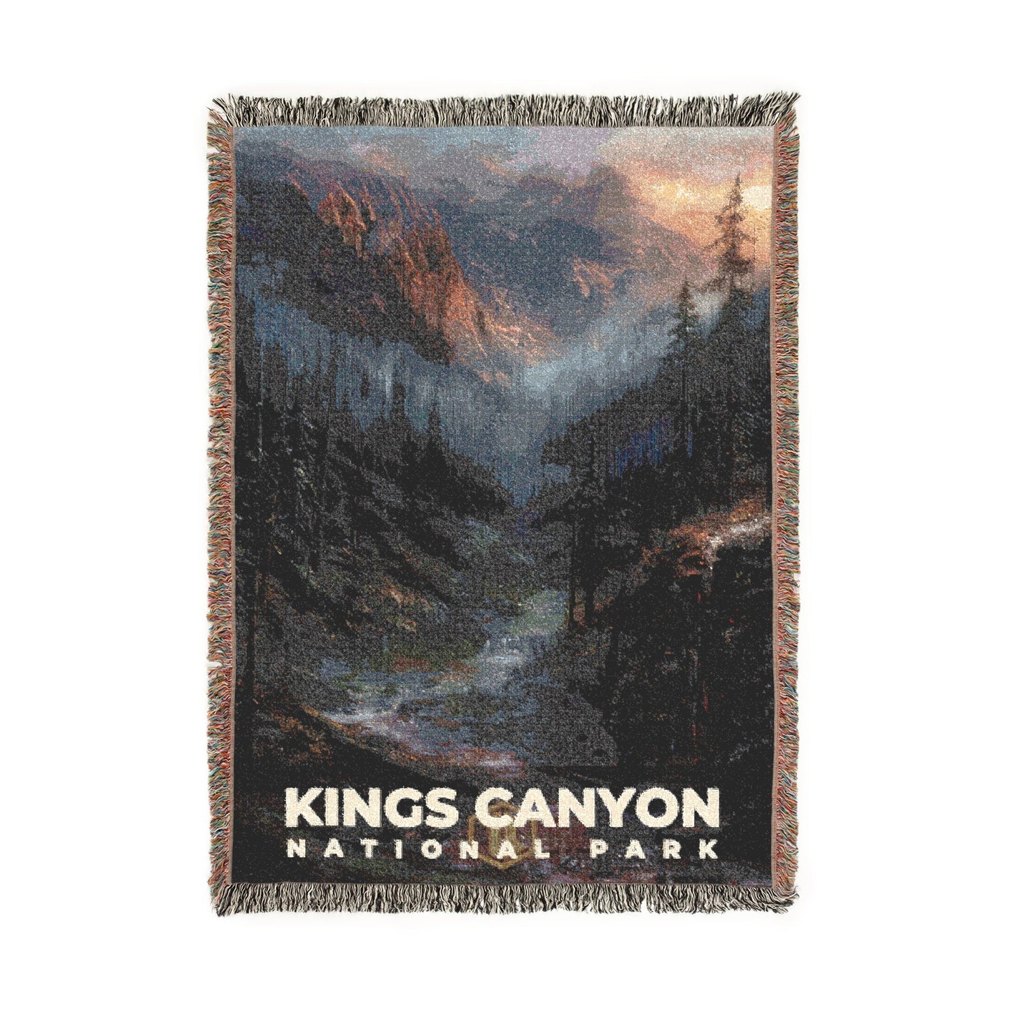 Kings Canyon National Park Woven Blanket | S12