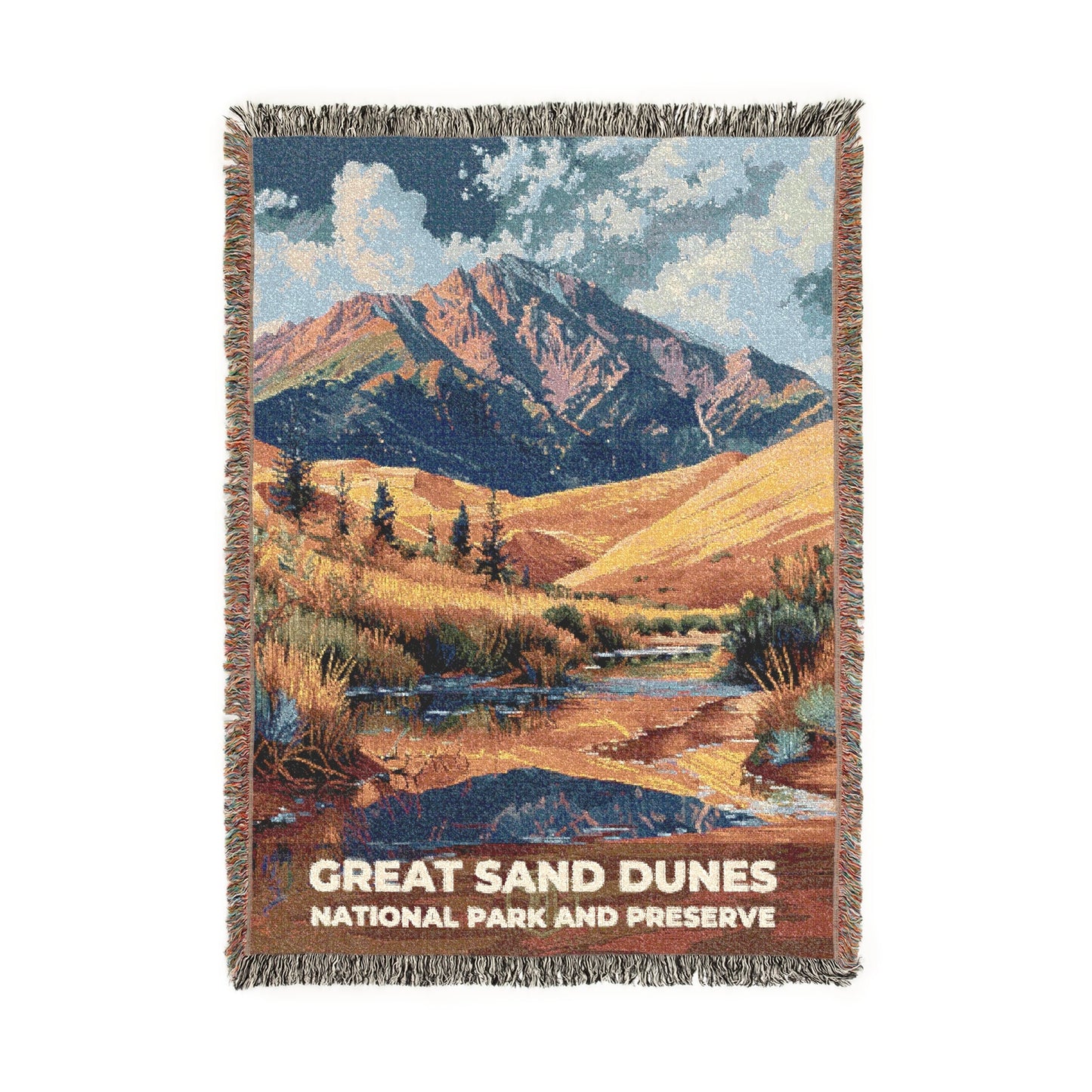 Great Sand Dunes National Park Woven Blanket | S18