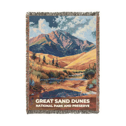 Great Sand Dunes National Park Woven Blanket | S18