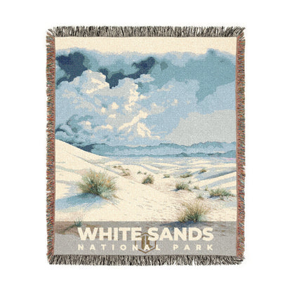 White Sands National Park Woven Blanket | S08