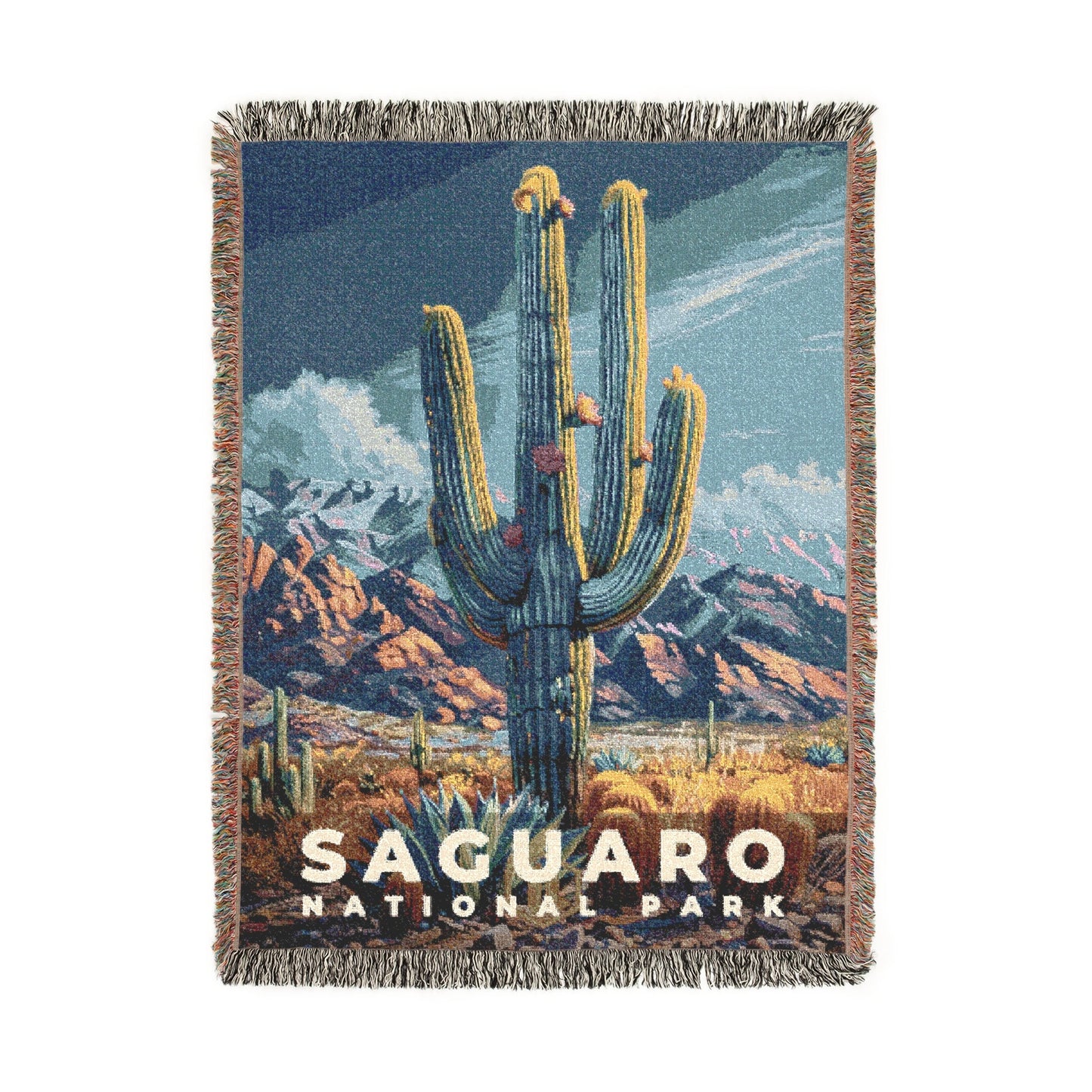 Saguaro National Park Woven Blanket | S16