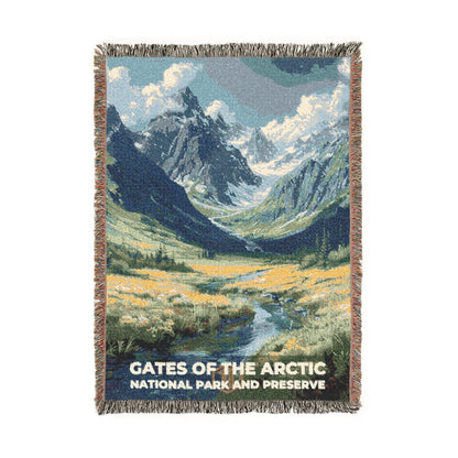 Gates of the Arctic National Park Woven Blanket | S13