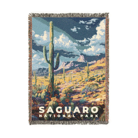 Saguaro National Park Woven Blanket | S13