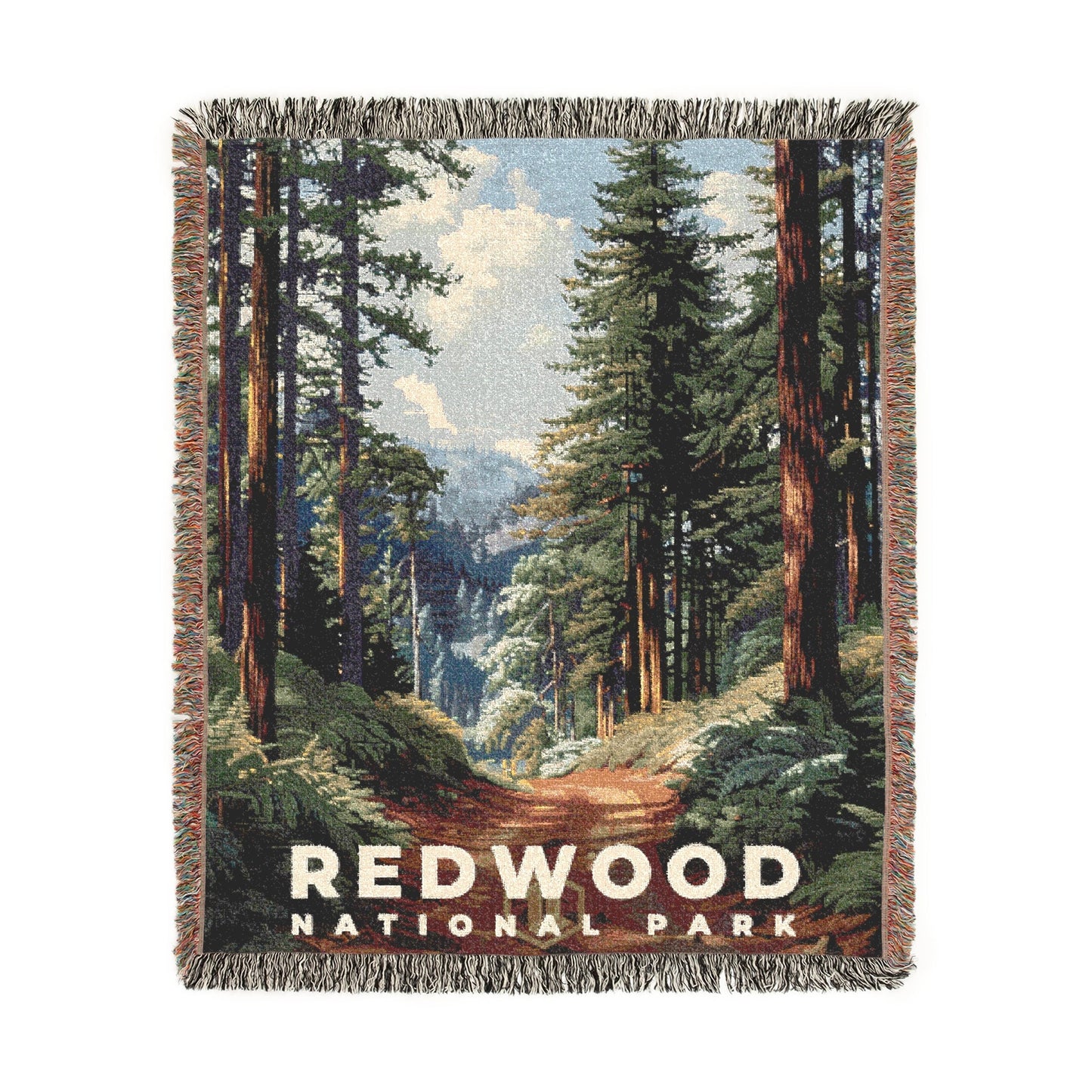Redwood National Park Woven Blanket | S18