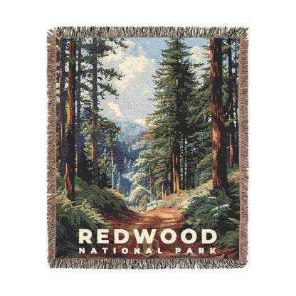 Redwood National Park Woven Blanket | S18
