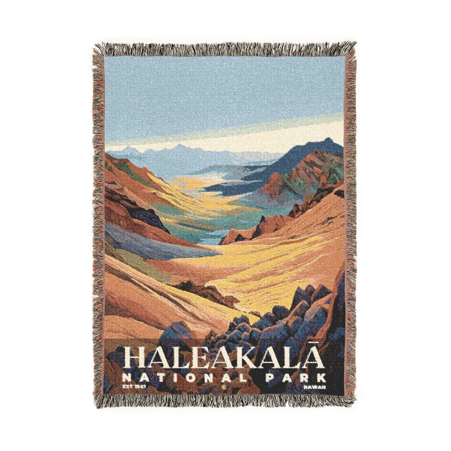 Haleakala National Park Woven Blanket | S02