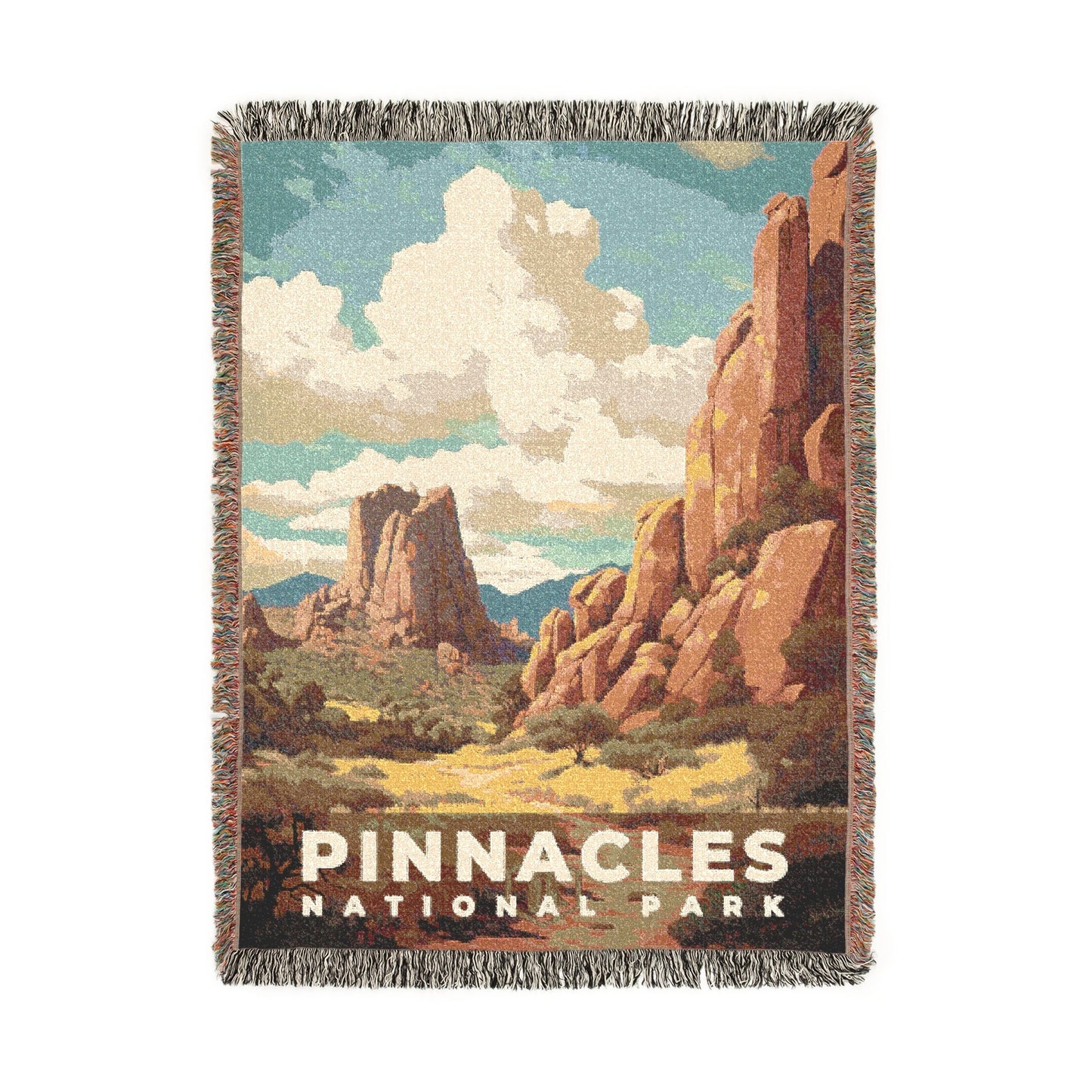 Pinnacles National Park Woven Blanket | S06