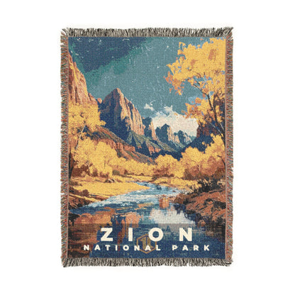 Zion National Park Woven Blanket | S14