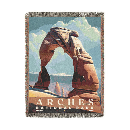 Arches National Park Woven Blanket | S02