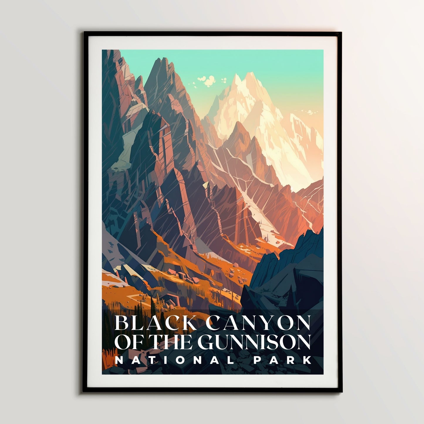 Black Canyon National Park Poster | S01