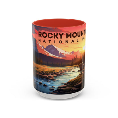 Rocky Mountain National Park Mug | Accent Coffee Mug (11, 15oz)