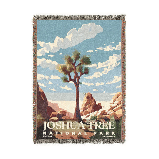 Joshua Tree National Park Woven Blanket | S03