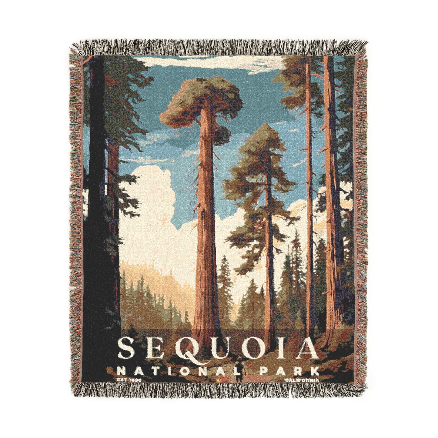 Sequoia National Park Woven Blanket | S05