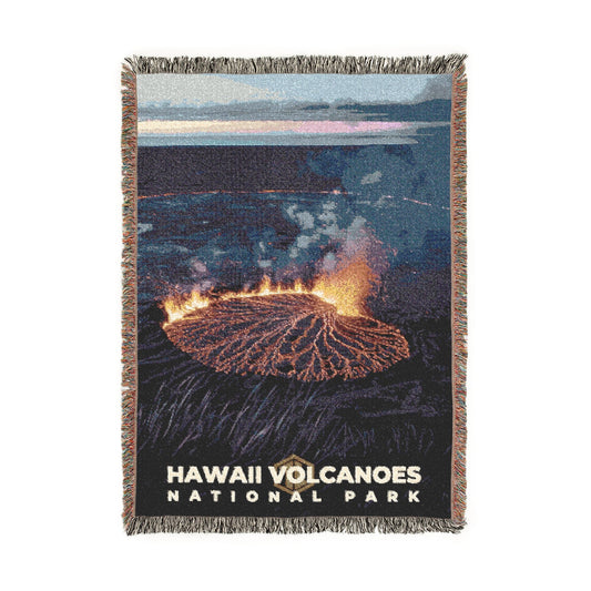 Hawaii Volcanoes National Park Woven Blanket | S19