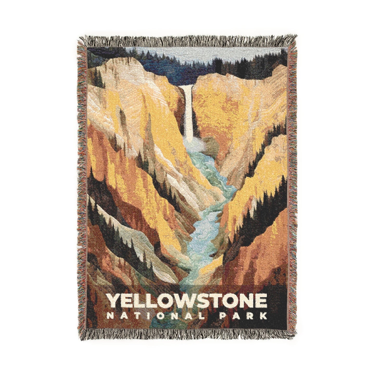 Yellowstone National Park Woven Blanket | S09
