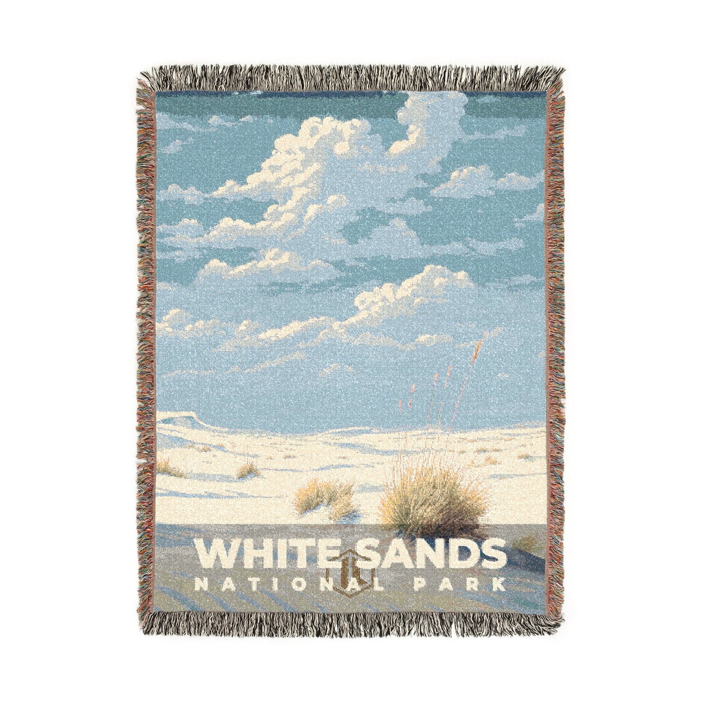 White Sands National Park Woven Blanket | S06