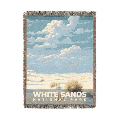 White Sands National Park Woven Blanket | S06