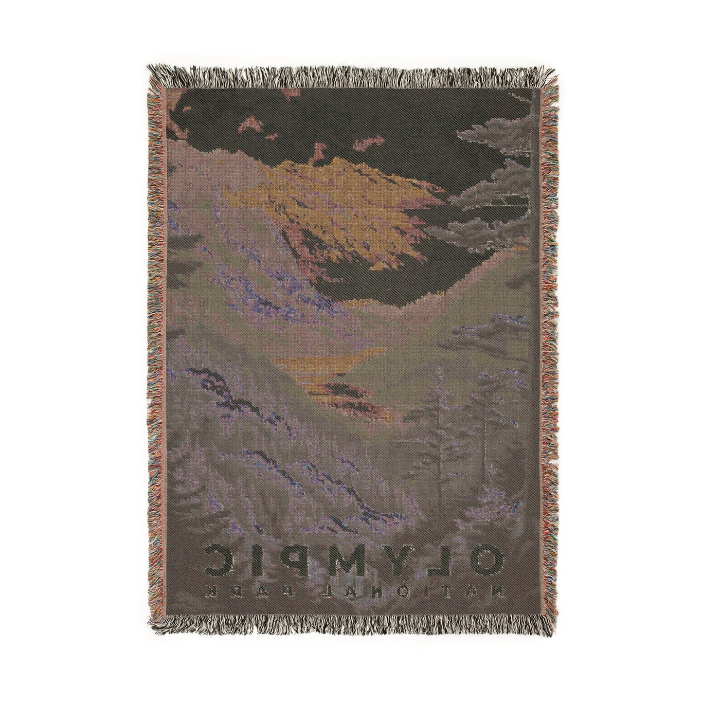 Olympic National Park Woven Blanket | S11