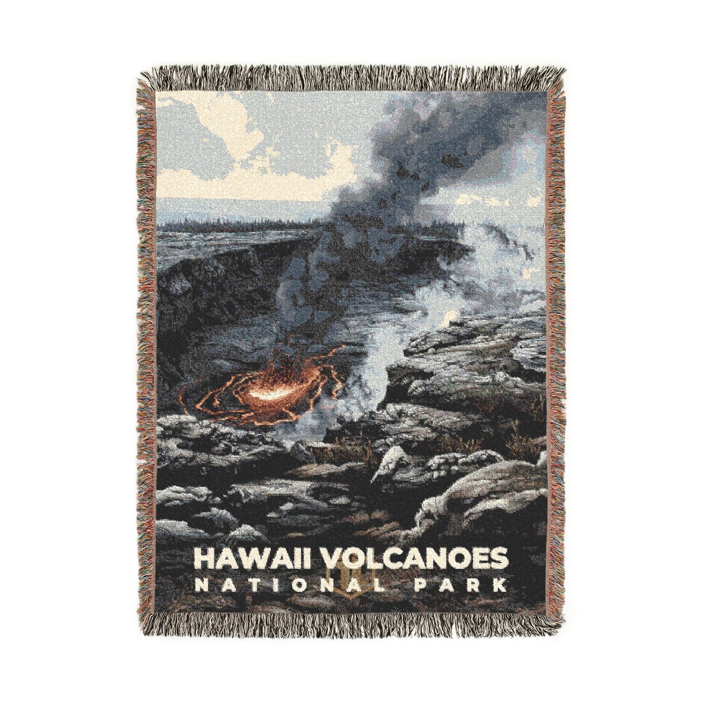 Hawaii Volcanoes National Park Woven Blanket | S17