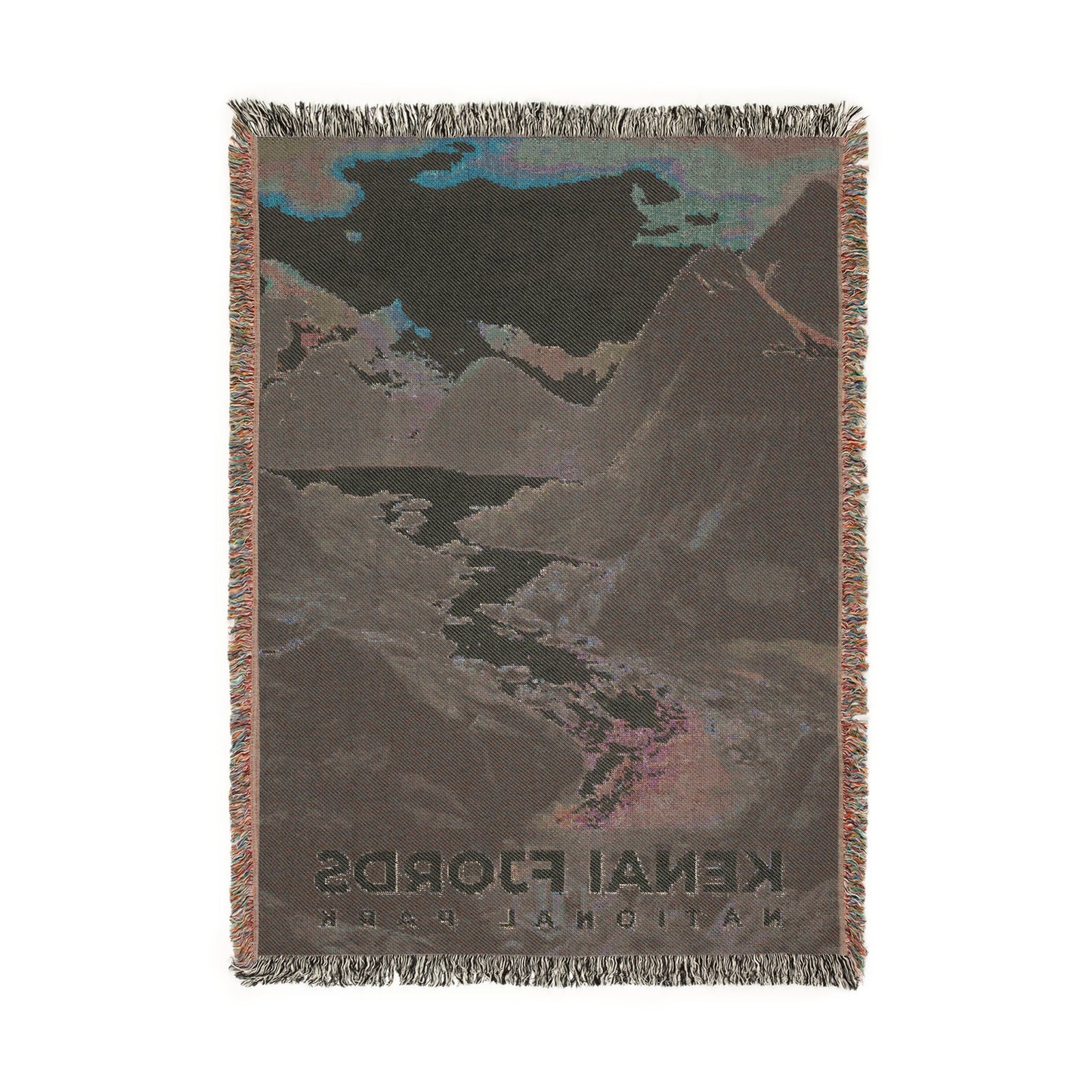 Kenai Fjords National Park Woven Blanket | S10