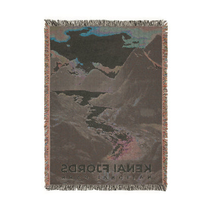 Kenai Fjords National Park Woven Blanket | S10