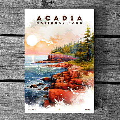 Acadia National Park Poster | S08