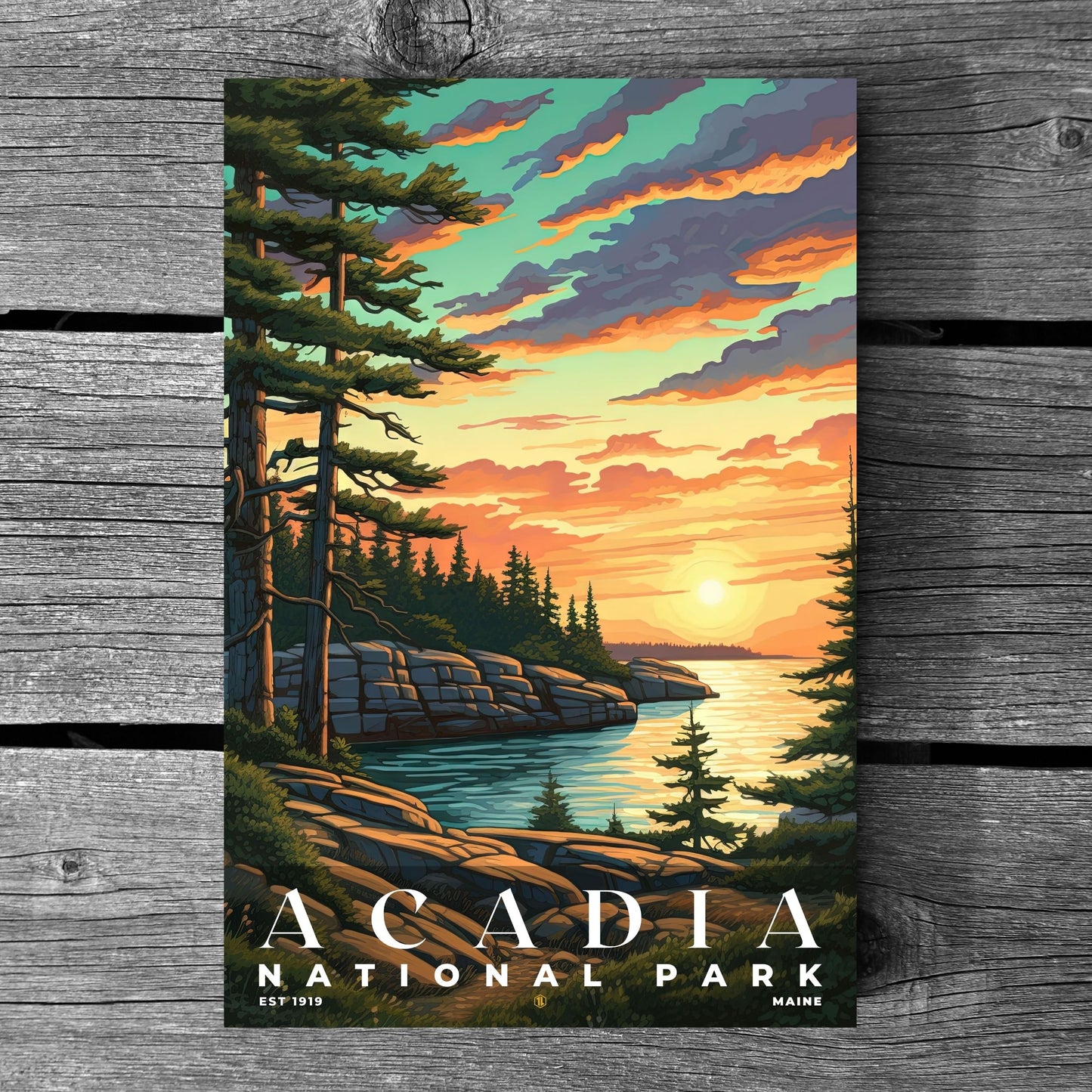 Acadia National Park Poster | S02