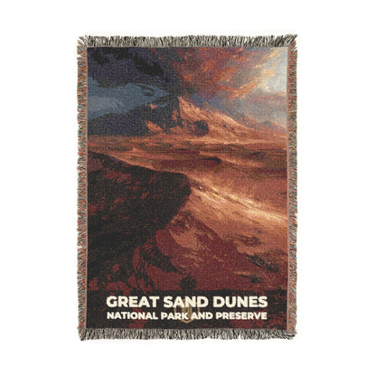 Great Sand Dunes National Park Woven Blanket | S12