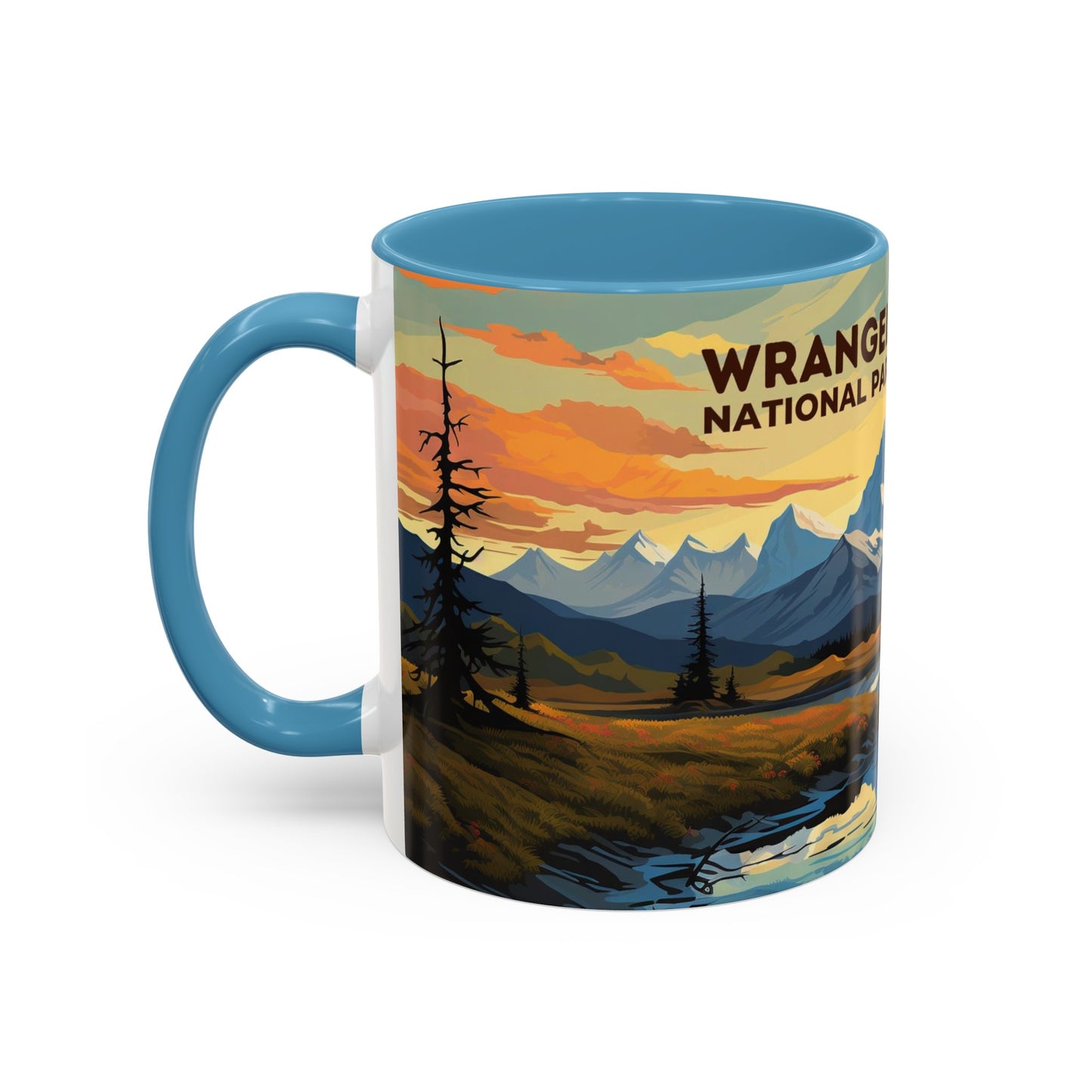 Wrangell-St. Elias National Park Mug | Accent Coffee Mug (11, 15oz)