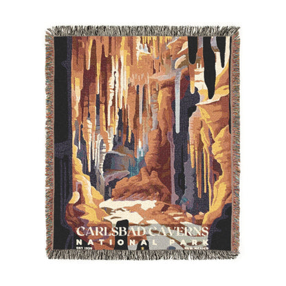 Carlsbad Caverns National Park Woven Blanket | S05