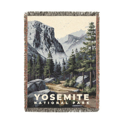 Yosemite National Park Woven Blanket | S17