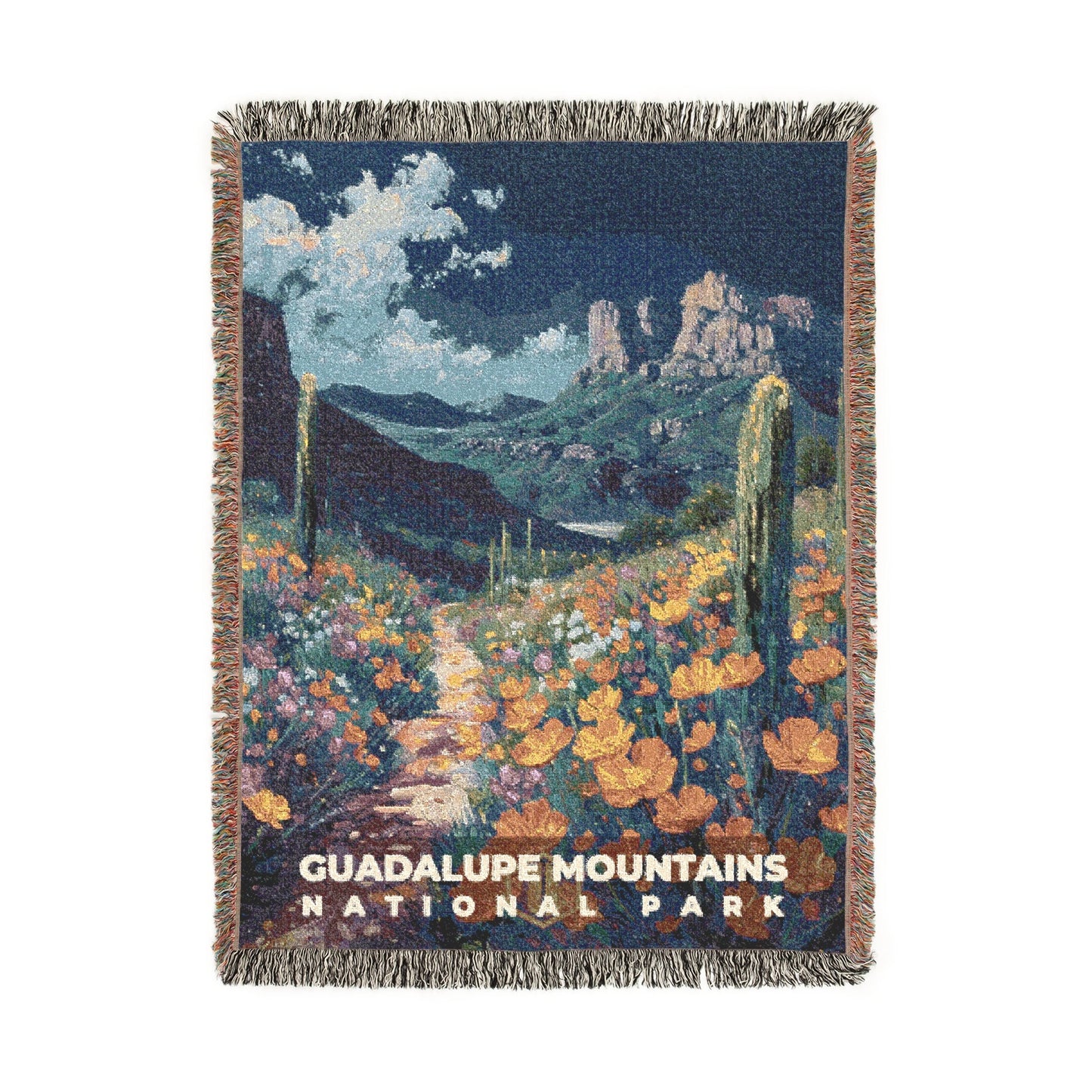 Guadalupe Mountains National Park Woven Blanket | S14
