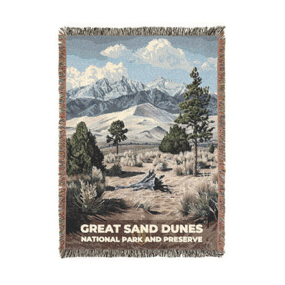 Great Sand Dunes National Park Woven Blanket | S17