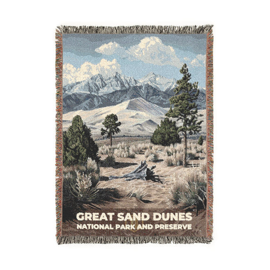 Great Sand Dunes National Park Woven Blanket | S17