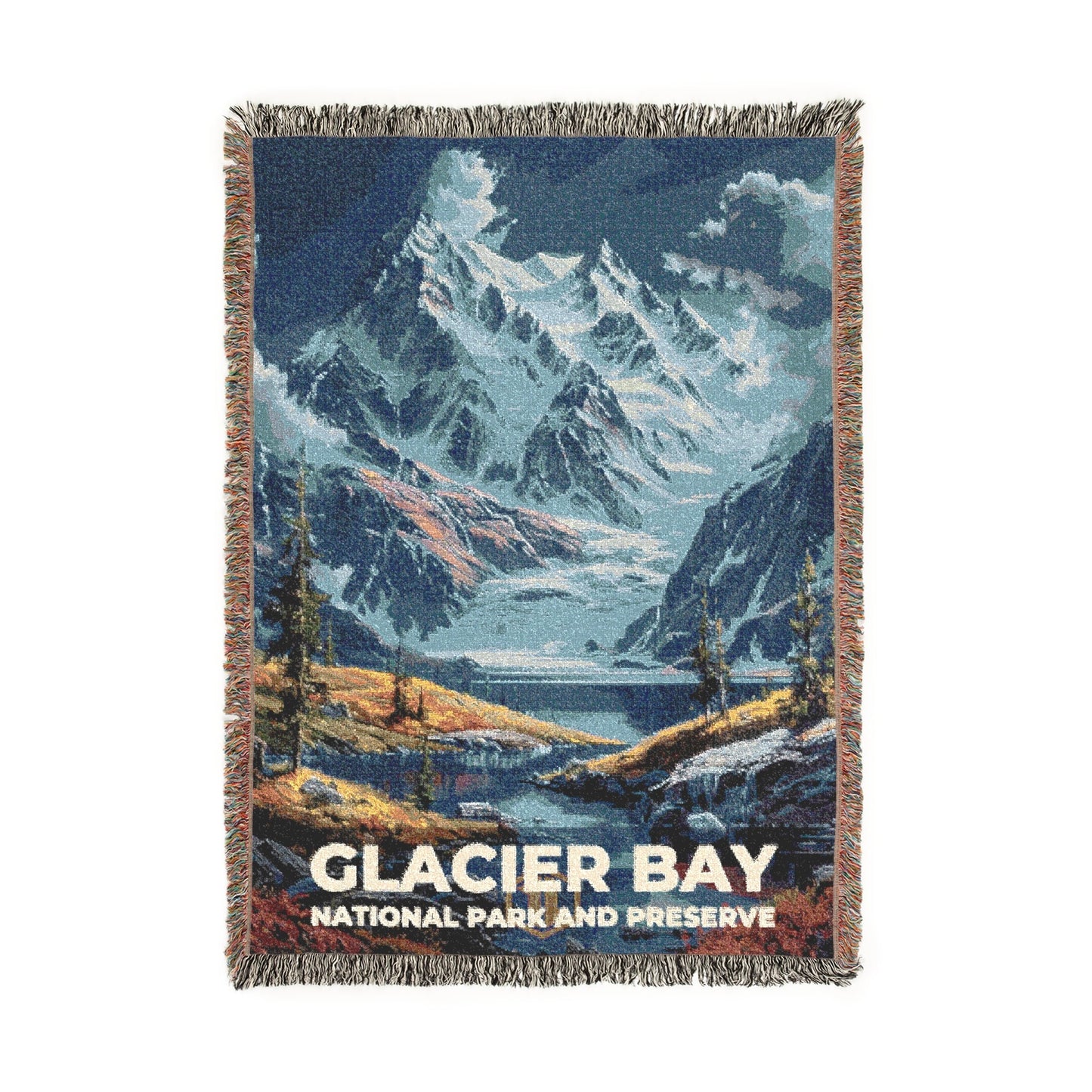 Glacier Bay National Park Woven Blanket | S16