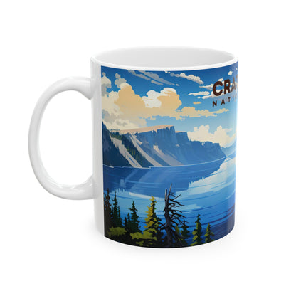 Crater Lake National Park Mug | White Ceramic Mug (11oz, 15oz)