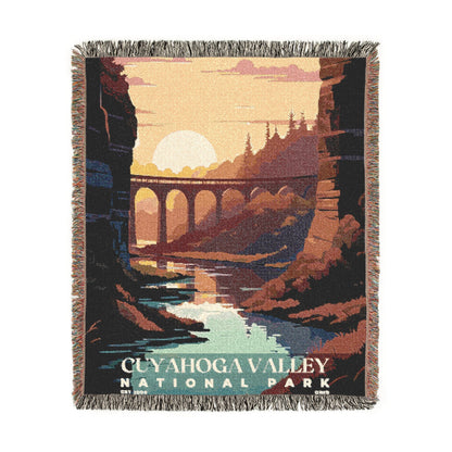 Cuyahoga Valley National Park Woven Blanket | S03