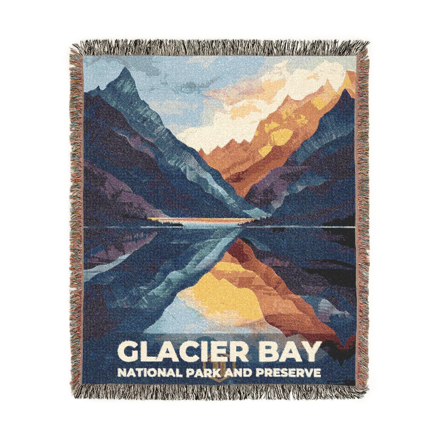 Glacier Bay National Park Woven Blanket | S20