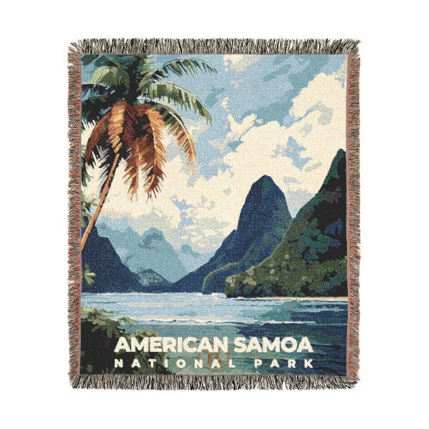 American Samoa National Park Woven Blanket | S06