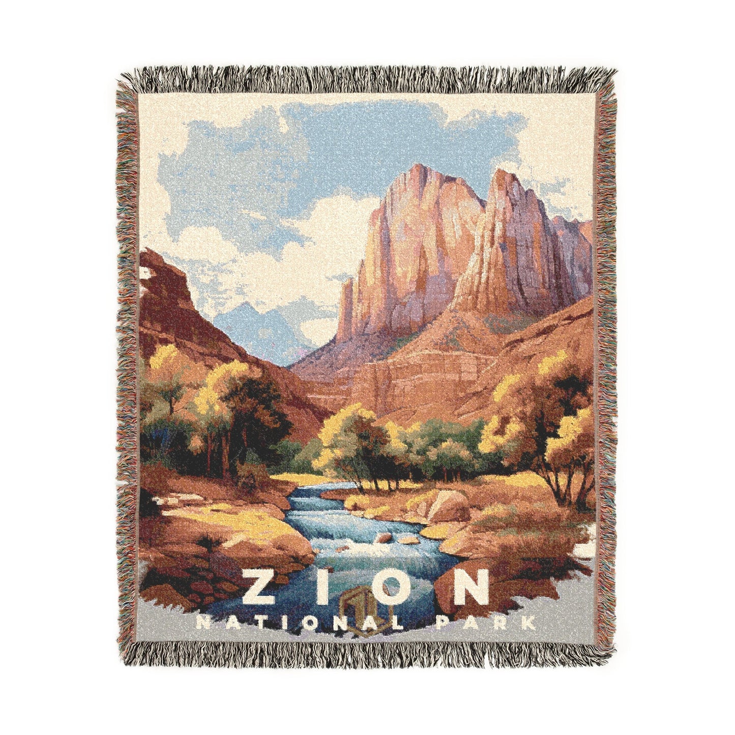 Zion National Park Woven Blanket | S08