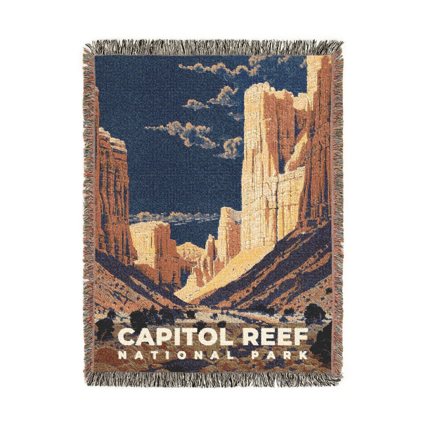 Capitol Reef National Park Woven Blanket | S19